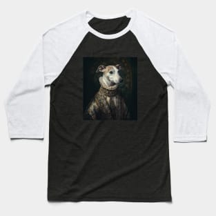 Whippet - Medieval Prince Baseball T-Shirt